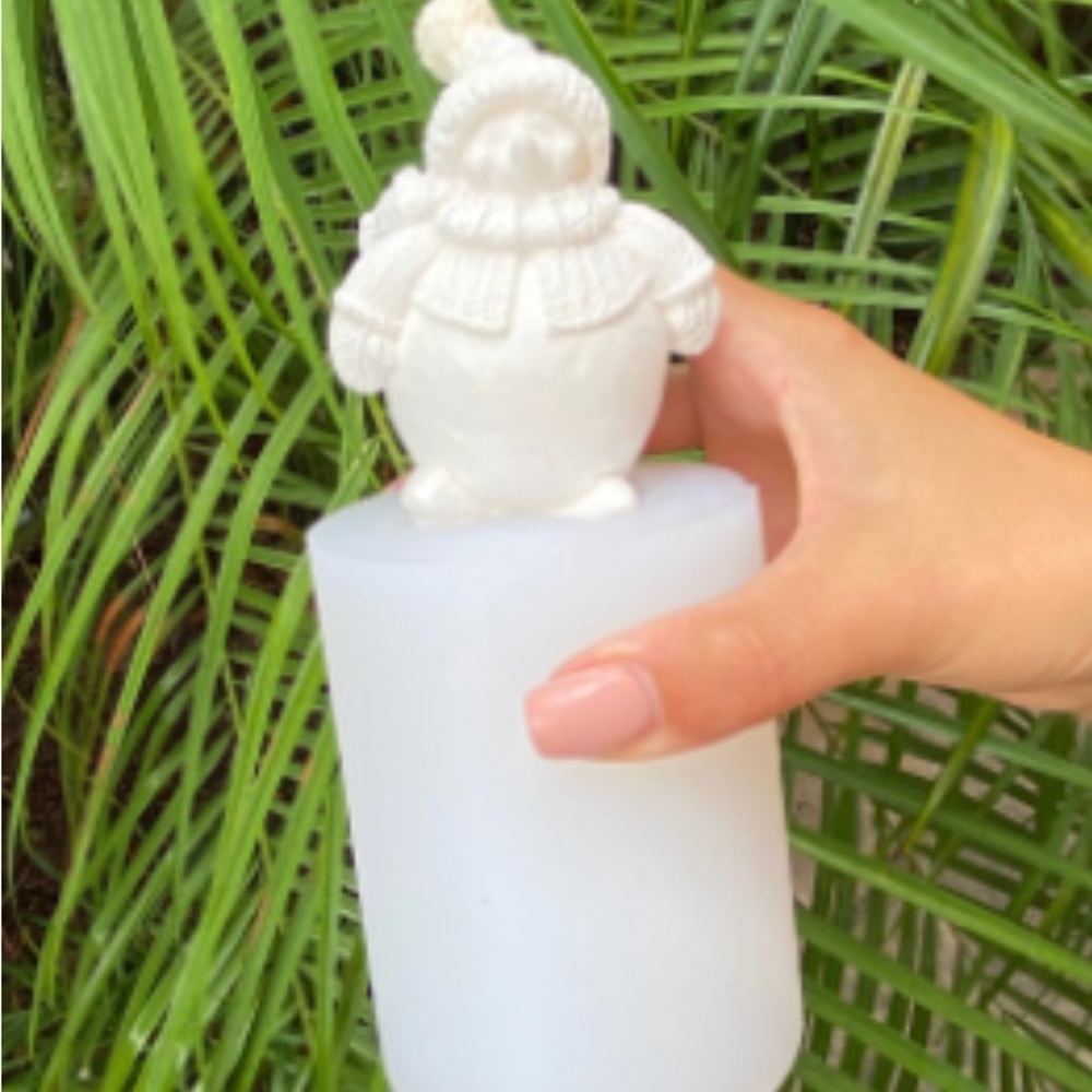 3D Snowman Silicone mold - Picture 4 of 4